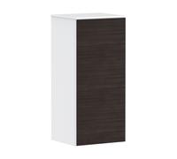 hansgrohe Xevolos E armario de media altura, bisagra de puerta derecha, 400x360x890mm, 54215730, Color: Carcasa blanco mate, frontal roble oscuro