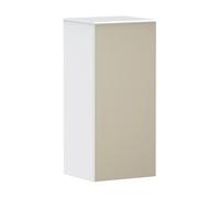 Hansgrohe Xevolos E Armario de Media Altura, bisagra de Puerta Izquierda, 400x360x890mm, 5421, Color: Cuerpo Blanco Mate, Frontal con Textura de Bronce