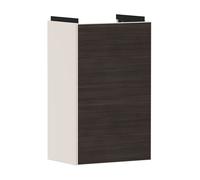 hansgrohe Xevolos E mueble bajo lavabo, 1 puerta, tope izquierdo, 340x245x555mm, para lavabo, 54167730, Color: Carcasa beige arena mate, frente roble oscuro
