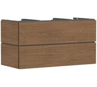 Hansgrohe Xilesa E armario 118x55x62 cm suspendido, para lavabo roble 54303550