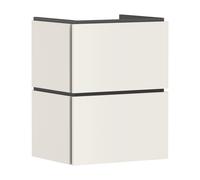 hansgrohe Xilesa E mueble bajo para lavabo, 2 cajones, 480x380x620mm, 54248780, Color: Beige arena mate