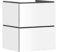 hansgrohe Xilesa E mueble bajo para lavabo, 2 cajones, 530x470x620mm, 54252700, Color: Blanco mate