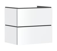hansgrohe Xilesa E mueble bajo para lavabo, 2 cajones, 680x470x620mm, 54258700, Color: Blanco mate