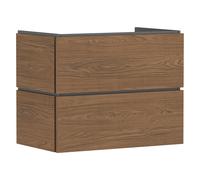 hansgrohe Xilesa E mueble bajo para lavabo, 2 cajones, 780x470x620mm, 54260550, Color: Roble cachemira