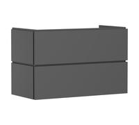 hansgrohe Xilesa E mueble bajo para lavabo, 2 cajones, 980x470x620mm, 54262760, Color: Gris pizarra mate