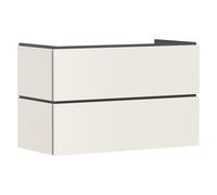 hansgrohe Xilesa E mueble bajo para lavabo, 2 cajones, 980x470x620mm, 54262780, Color: Beige arena mate
