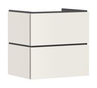 hansgrohe Xilesa E mueble bajo para lavabo, 2 cajones PushOpen, 630x470x620mm, 54294780, Color: Beige arena mate