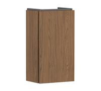 hansgrohe Xilesa E mueble bajo para lavabo, bisagra de puerta a la izquierda, 340x240x620mm, 54243550, Color: Roble cachemira