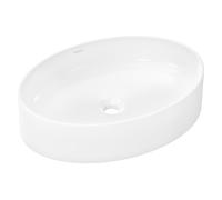 Hansgrohe Xuniva D lavabo 55x40 cm oval sobre encimera blanco mate 60165450