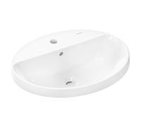 Hansgrohe Xuniva D lavabo 55x45 cm oval empotrado blanco mate 60160450