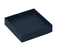 hansgrohe Xuniva evo E lavabo sobre encimera 400/400, sin agujero para grifo ni rebosadero, 60324670, Color: negro mate