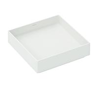 hansgrohe Xuniva evo E lavabo sobre encimera 400/400, sin agujero para grifo ni rebosadero, 60324780, Color: Beige arena mate