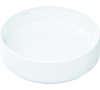 hansgrohe Xuniva evo S Lavabo sobre encimera 400/400, sin agujero para grifería ni rebosadero, SmartClean, HygieneEffect, blanco, 63005450