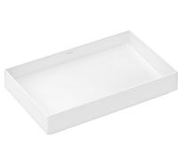 Hansgrohe Xuniva Evo U lavabo 65x40 cm rectangular sobre encimera blanco brillante 63015450