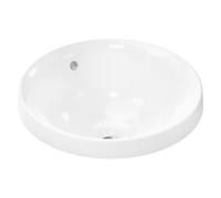 hansgrohe Xuniva S lavabo encastrado, Smart Clean, con rebosadero, sin agujero para grifo, 400x400mm, blanco, 61054450