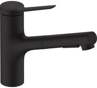 Hansgrohe Zesis M33 grifo de cocina de pie negro 74820670