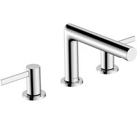 hansgrohe Zesis S Grifería de lavabo de 3 agujeros con desagüe automático, 164mm de proyección, cromo, 74733000