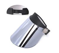 HANSHAN Unisex del Visera del Sombrero de Sun-Deporte al Aire Libre Protección Solar UV Diadema careta-360 ° de rotación Ajustable Visera del Sombrero (Color : Black)