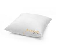 Hanskruchen® Premium de Luxe - Almohada de plumón (60 x 60 cm, fabricada en Alemania, 100% algodón, 3 compartimentos, 1 unidad)