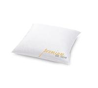 Hanskruchen® Premium de Luxe - Cojines Almohada de plumón (50 x 50 cm, fabricada en Alemania, 100% algodón, 90% plumón, 10% plumón, 1 unidad)