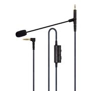 HansnBy Boom - Cable de micrófono compatible con Play Station PS4 o Xbox One, PC - Micrófono para juegos Boompro, compatible con auriculares Audio Technica ATH-M50x, ATH-M40x, ATH-M70x (150 cm)