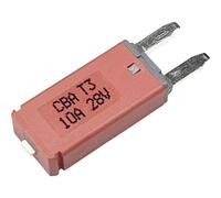 Hansor Circuit Breaker Mini, tipo 3. Manual Reset, 10A CBA3 Series 10A Disyuntor de fusible plano estándar 10 A rojo 1 pc(s)
