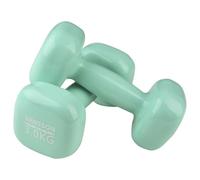 Hansson Sports® Juego de 2 mancuernas de vinilo, 0,5 - 5,0 kg, diferentes pesos y colores a elegir (2 x 3,0 kg menta)
