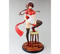 Hantai Anime Girl Figura Deluxe versión Japón Anime Shameless Maid Girls Figura de acción de PVC que cambia la cara, estatua de niña, colección de juguetes, muñeca de 24 cm, adornos de figura de