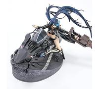 Hantai - Figura de chica de anime de 22 cm, diseño de anime Black Rock Shooter Black Rock Artillery Motocicleta Ver con accesorios Hermosa Chica Personajes de PVC Modelo Figura de acción Modelo