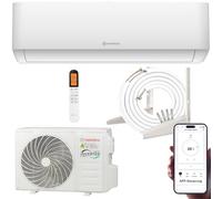 HANTECH Split aire acondicionado 12000 BTU H-PRO función de calefacción y refrigeración, filtro de aire, WIFI, material de montaje