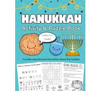 Hanukkah Activity and Puzzle Book: For Kids 5 - 8 year olds, Mazes, Dreidel Directions, Jewish Learning Activities
