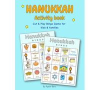 Hanukkah Activity Book - Cut & Play Bingo Game for Kids & Families | Fun Jewish Holiday Family Game, Celebrate Hanukkah Together - for kids ages 4-10, yet fun for the whole family