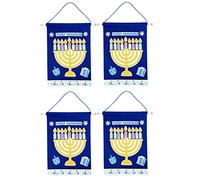 Hanukkah Banner Craft Kit - Make Your Own Hannukah Banner, 4paquete