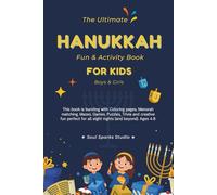 Hanukkah Coloring & Activity Book for Kids Ages 4-8: Fun and Exciting Coloring Pages, Mazes, Puzzles, Matching Games, Trivia, Riddles & Word Searches for Jewish Boys and Girls