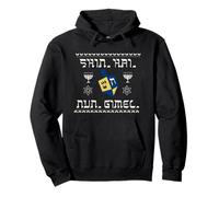 Hanukkah Hebrew Dreidel Star of David Sudadera con Capucha