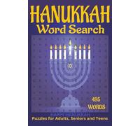 Hanukkah inspired/themed word search book.: Book is 6 X 9 inches, 110 pages with 55 Puzzles and 495 words with mostly easy to read print. Each puzzle ... vertically, diagonally, forward, or backward.