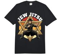 Hanukkah judío Rabino Horah Danza Jiu Jitso Comfort Colors Adult Heavyweight T-Shirt