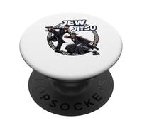 Hanukkah judío Rabino Horah Danza Jiu Jitso PopSockets PopGrip Adhesivo