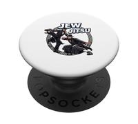 Hanukkah judío Rabino Horah Danza Jiu Jitso PopSockets PopGrip Adhesivo