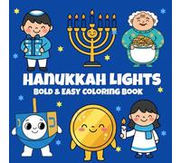 Hanukkah Lights Bold & Easy Coloring Book: Cozy Seasonal Coloring Pages to Celebrate Light, Joy & Tradition | 50 Designs (Bold & Easy Holidays)