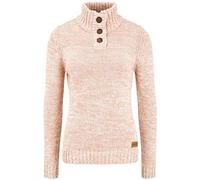 Oxmo Philicita Jersey De Punto Troyer Suéter Sudadera De Punto Grueso para Mujer con Collar de Troyer, tamaño:XL, Color:Cameo Brow (7951783)