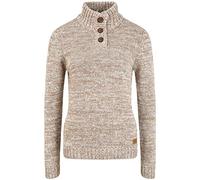 Hanukkah phili Cita Mujer Jersey para punto grueso con cuello alto de algodón 100% jaspeado