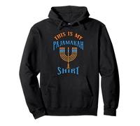 Hanukkah This is My Pajamakah Menorah Jewish Chanukah Pijama Sudadera con Capucha
