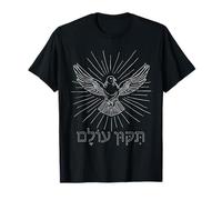 Hanukkah Tikkun Olam Repara el Mundo en Paloma judía hebrea Camiseta