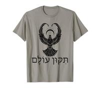 Hanukkah Tikkun Olam Repara el Mundo en Paloma judía hebrea Camiseta