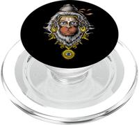 Hanuman Dios Hindú Hinduismo Mitología Mono Espiritual Zen PopSockets PopGrip para MagSafe