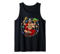 Hanuman Dios Hindú Monos Zen Yoga Meditación Espirituales Camiseta sin Mangas