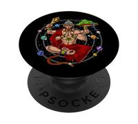 Hanuman Dios Hindú Monos Zen Yoga Meditación Espirituales PopSockets PopGrip Adhesivo