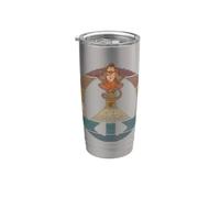 Hanuman Paz signo Dios hindú y vanara divina Vaso térmico de acero inoxidable de doble pared