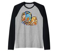 Hanumanji Hanuman Hindú Mono Dios Amante Devoto Camiseta Manga Raglan